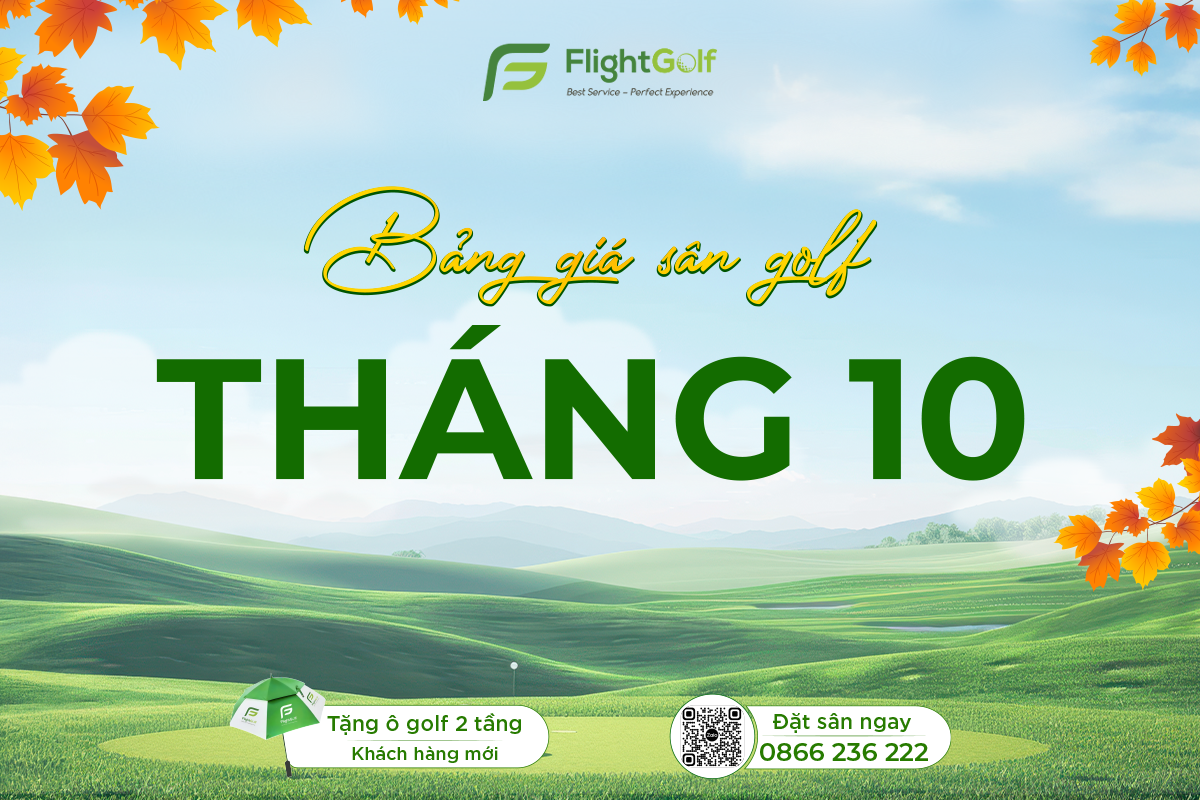 ưu đãi giá sân golf tháng 10