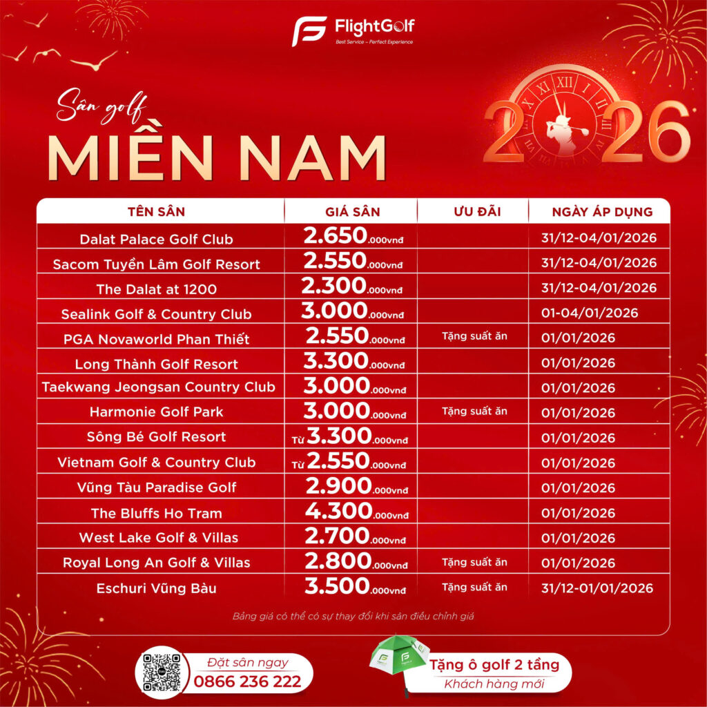 đặt sân golf nhanh