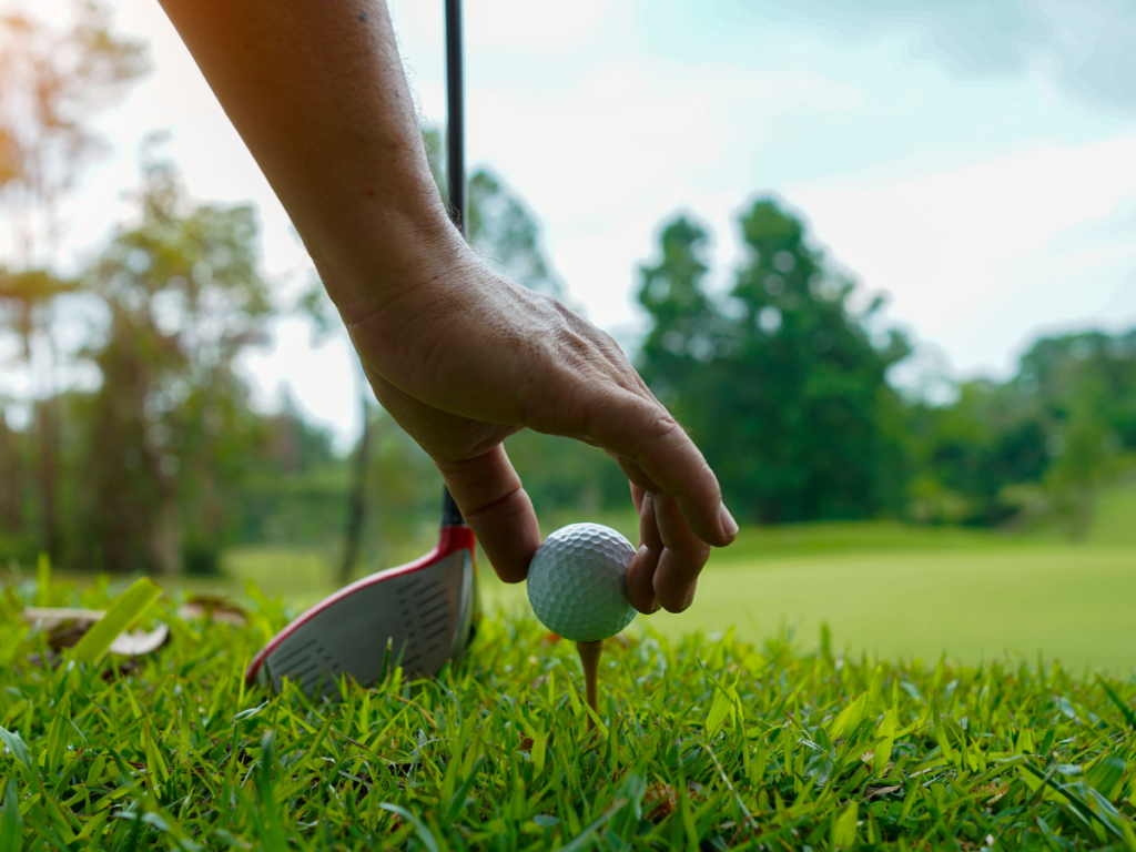 đi bộ sân golf
