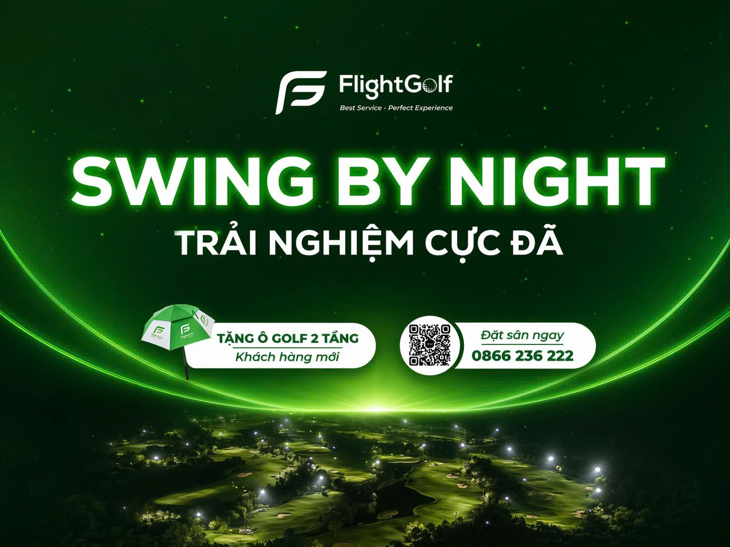 chơi golf giờ đèn